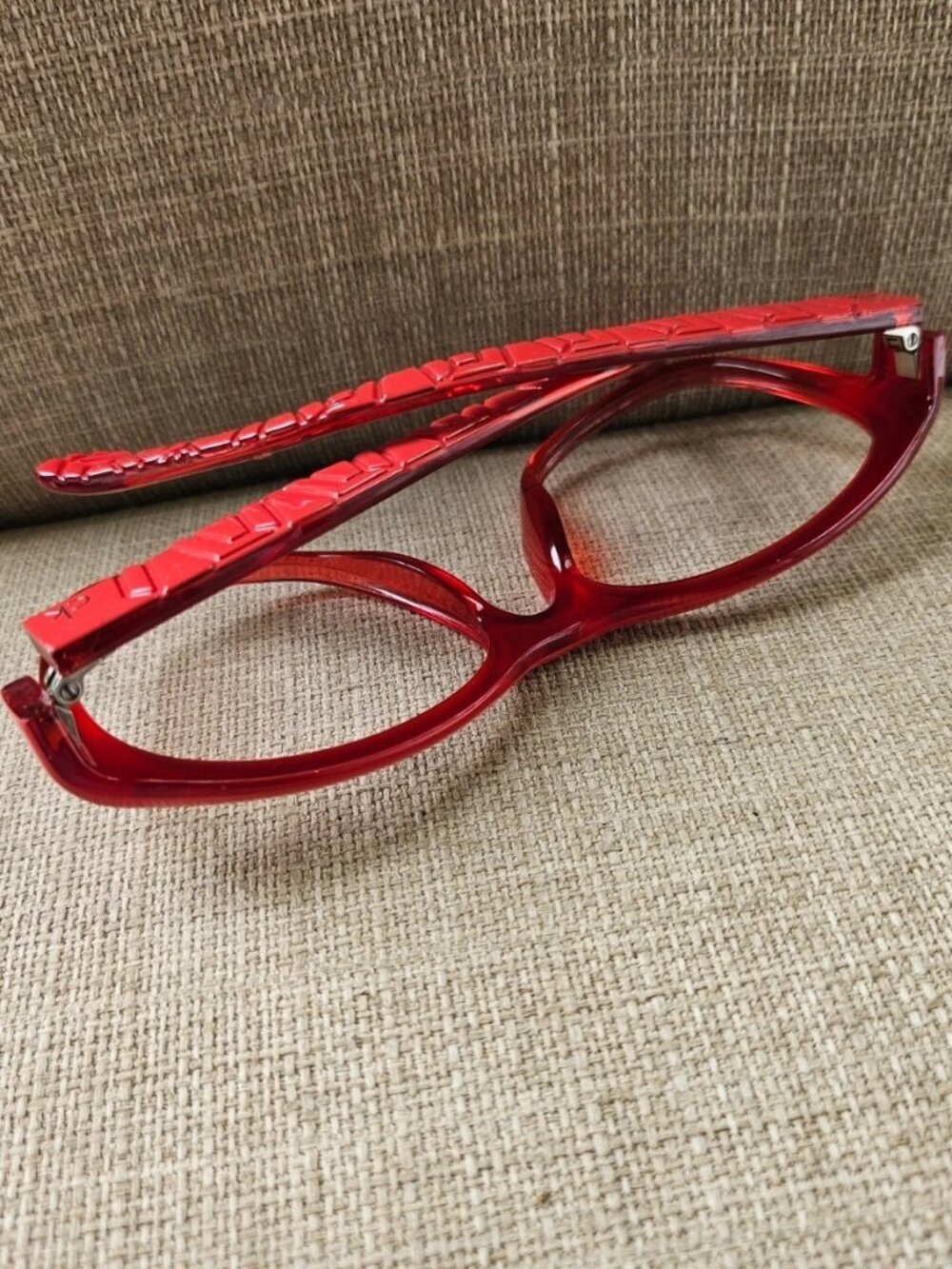 Calvin Klein Women Glasse Frame Red Tone Eyewear CK3168S Eyeglasses Frame only - Picture 7 of 12